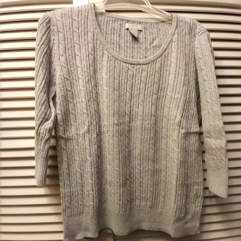 2 for $15. Cable knit sweater